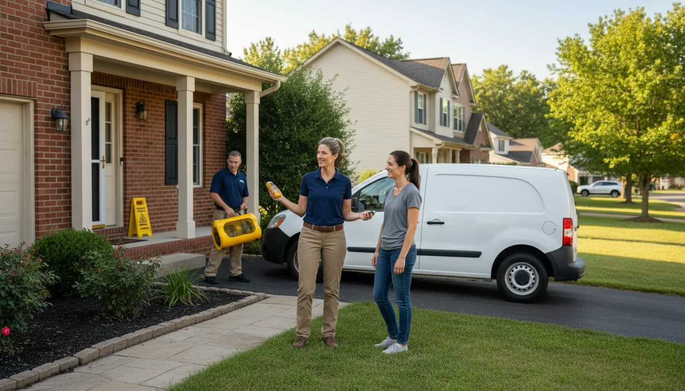 Water restoration image for Dehumidification And Cleanup Services in Georgetown, KY